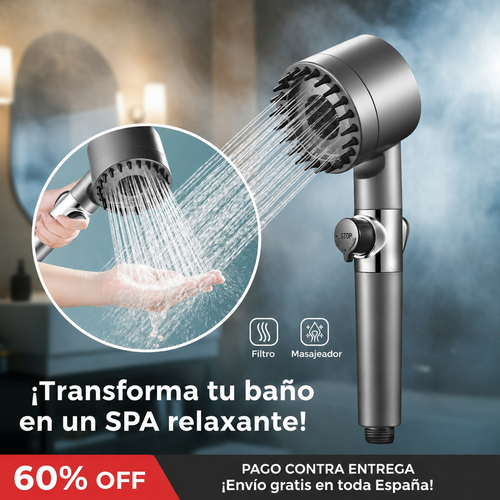 HydroSpa Pro - Ducha de alta pressión con Filtro