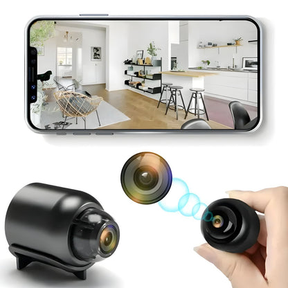 🔐 Mini Cámara de Seguridad FHD 1080p – Vigila Todo, Desde Cualquier Lugar Full HD